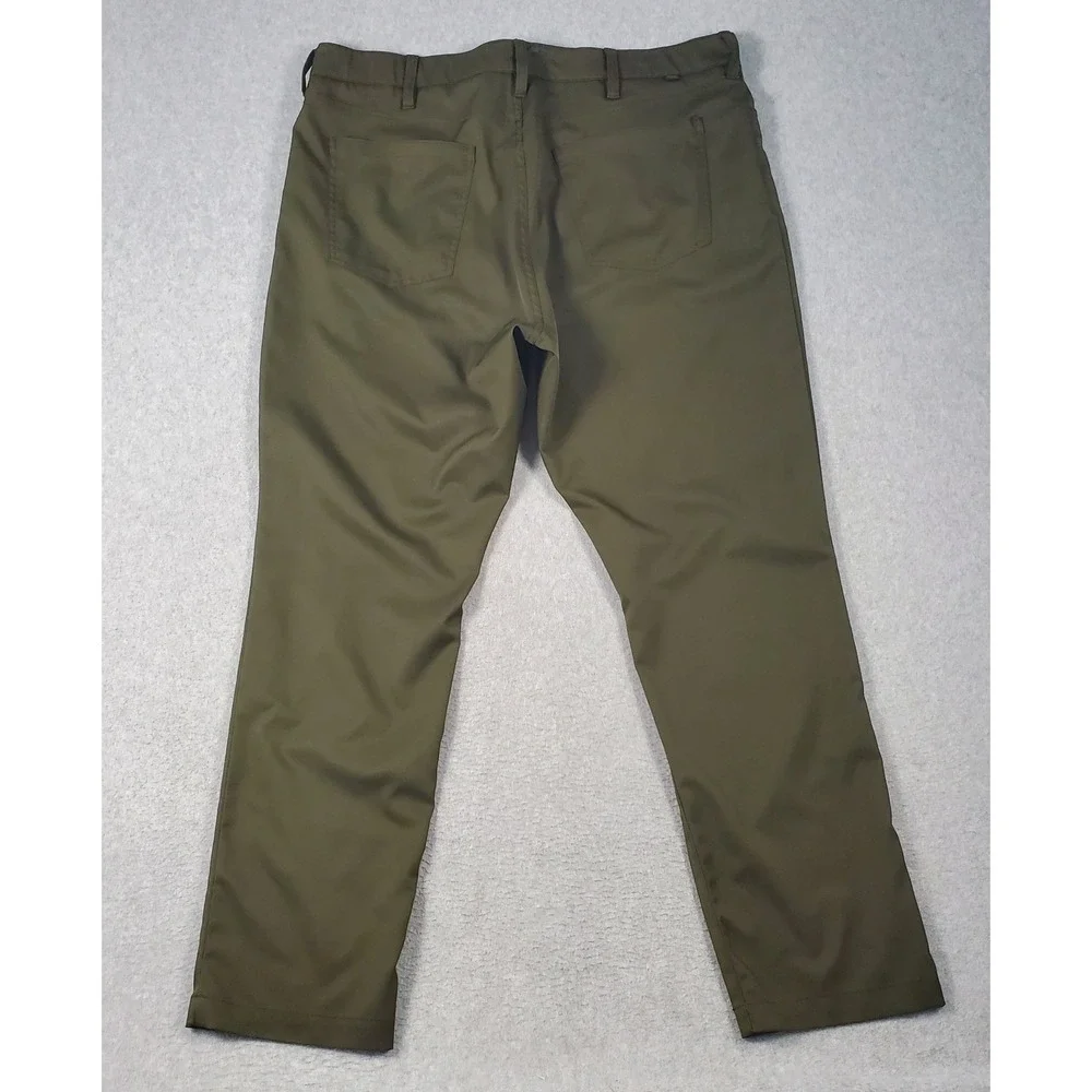 Polo Ralph Lauren Pants Mens 40X32 Olive Green Performance 5-Pocket Golf Casual